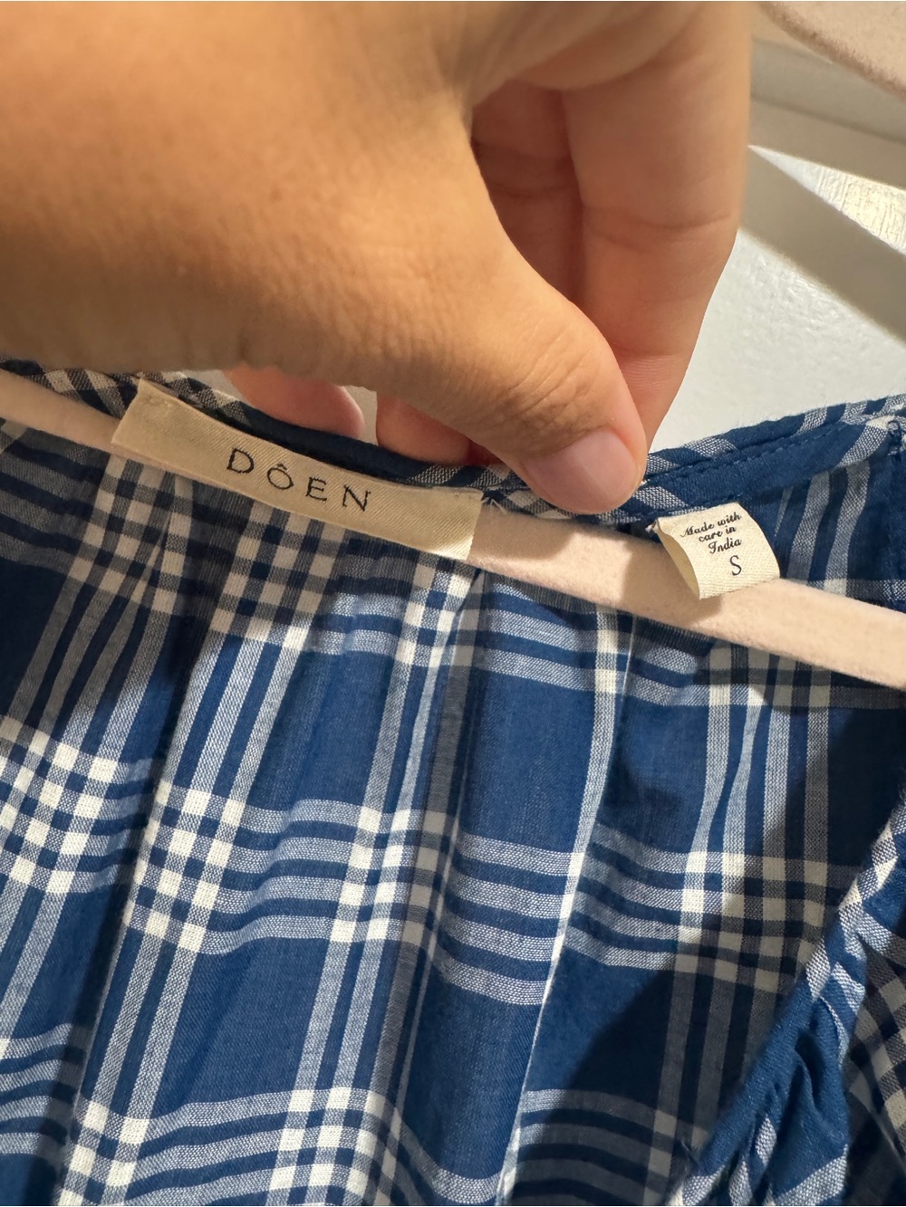 DÔEN VALENNE DRESS DORSET PLAID - Picture 4 of 6